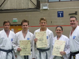Two new 4th Dan Black Belts