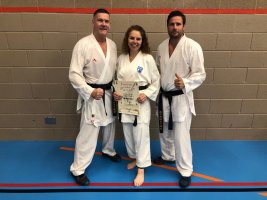 Debbi Schaffer Awarded 2nd Dan